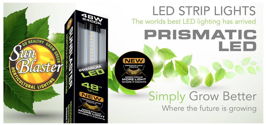 SunBlaster LED Grow Lights Indoor Farming Products