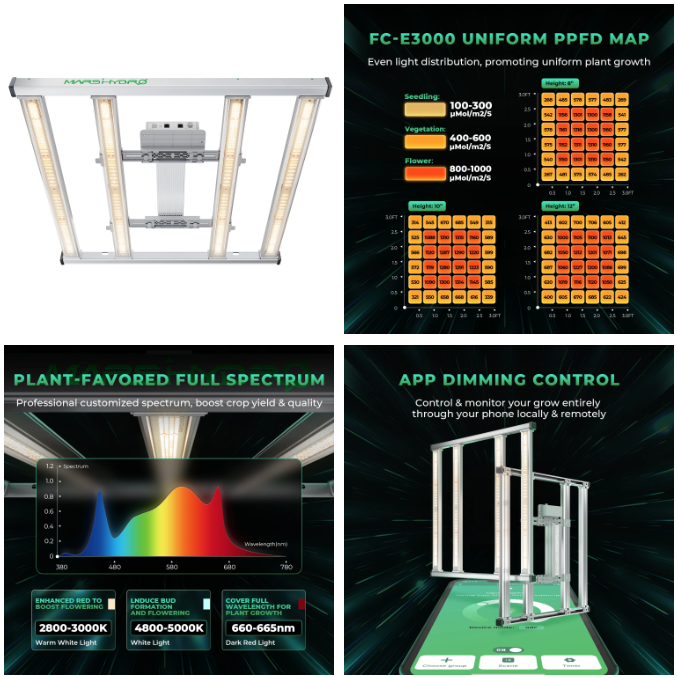 FCE 3000 LED Grow Light NuLeaf Farms